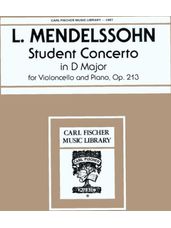 Student Concerto in D Major, (Cello Quartet)