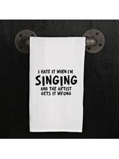 "I'm Singing" Dish Towel