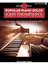 Popular Piano Solos - John Thompson's Adult Piano Course (Book 2)