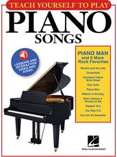 Teach Yourself to Play Piano Songs-Piano Man & 9 more rock favorites