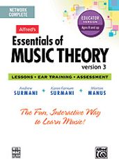 Essentials of Music Theory: Software, Version 3 Network Version, Complete (for 5 users $40 each)