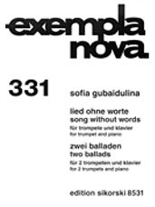 Sofia Gubaidulina: Song Without Words & Two Ballads