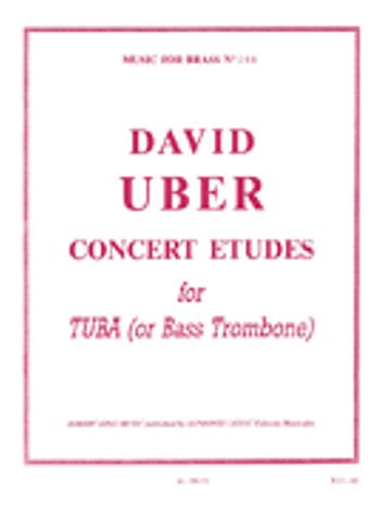 Concert Etudes for Tuba (or Bass Trombone)