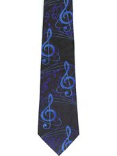 Blue Clef Tie