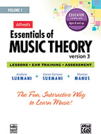 Essentials of Music Theory: Software, Version 3 CD-ROM Educator Version, Volume 1