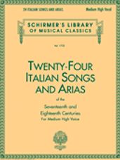 24 Italian Songs & Arias of the 17th & 18th Centuries (Book)