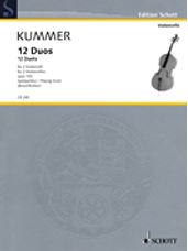12 Duos (Duets) Op. 105 For 2 Violoncellos