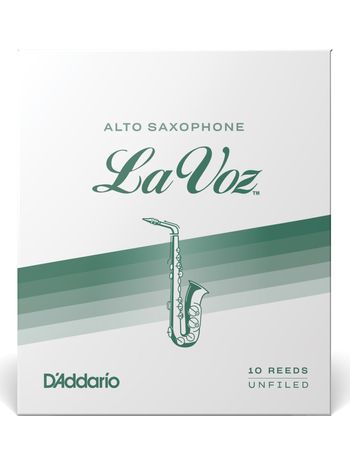 La Voz Alto Sax Medium Hard; Box of 10