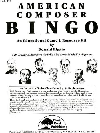 American Composer Bingo