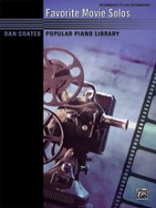 Dan Coates Popular Piano Library: Favorite Movie Solos [Piano]